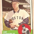 1963 Topps baseball card #307 Chet Nichols NM Boston Red Sox
