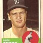 1963 Topps baseball card #315 Ralph Terry EX/NM New York Yankees