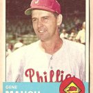 1963 Topps baseball card #318 Gene Mauch VG+ Philadelphia Phillies