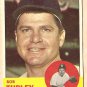 1963 Topps baseball card #322 Bob Turley VG/EX Los Angeles Angels