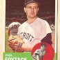 1963 Topps baseball card #327 Paul Foytack EX Detroit Tigers