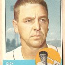 1963 Topps baseball card #328 Dick Williams VG Boston Red Sox