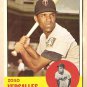 1963 Topps baseball card #349 Zoilo Versalles VG/EX Minnesota Twins