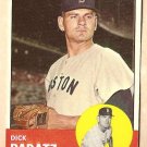 1963 Topps baseball card #363 Dick Radatz VG/EX Boston Red Sox