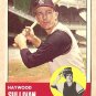 1963 Topps baseball card #359 Haywood Sullivan EX+ Kansas City A's Athletics