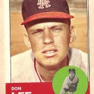 1963 Topps baseball card #372 Don Lee VG/Ex Los Angeles Angels