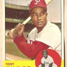 1963 Topps baseball card #366 Tony Taylor EX/NM Philadelphia Phillies