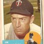 1963 Topps baseball card #369 Jim Lemon NM Minnesota Twins