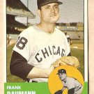 1963 Topps baseball card #381 Frank Baumann VG Chicago White Sox