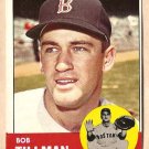 1963 Topps baseball card #384 Bob Tillman VG/EX Boston Red Sox
