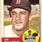 1963 Topps baseball card #384 Bob Tillman VG/EX Boston Red Sox