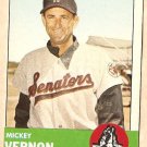 1963 Topps baseball card #402 Mickey Vernon VG/EX Washington Senators