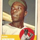 1963 Topps baseball card #405 Floyd Robinson NM Chicago White Sox