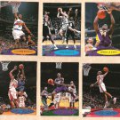 2000 - 2001 Topps Stadium Club promo promotional basketball 6 card set NM/M Shaquille O'Neal