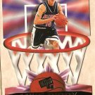 1998 Press Pass Netburners promo promotional basketball card Mike Bibby, diecut