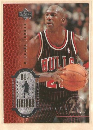 1999 - 2000 Upper Deck NBA Legends promo promotional basketball card Michael Jordan NM/M