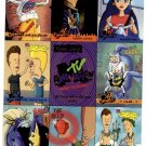 1995 Fleer Ultra MTV Animation Premiere Edition promo promotional 9 card uncut sheet, NM/M