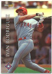 2000 Topps High-Definition (HD) promo promotional baseball card #PP1 Ivan Rodriguez NM/M