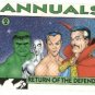 Marvel Comics Return of the Defenders checklist card 1992
