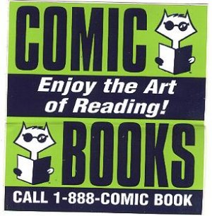 Diamond Comics - Comics books are Cool Sticker