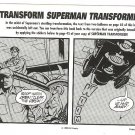 DC Comics Superman Transformed error correction panels, 1998, unpeeled, NM/M