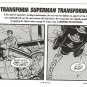 DC Comics Superman Transformed error correction panels, 1998, unpeeled, NM/M