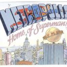 DC Comics Superman For All Seasons Metropolis Postcard promo card, 1998 NM/M