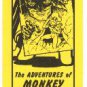Womp Comics Adventures of the Monkey promo bookmark
