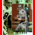 1999 Upper Deck SPX promo promotional football card #8 Troy Aikman NM/M