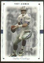 1999 Upper Deck SP Authentic promo promotional football card #1 Troy Aikman NM/M