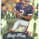 1999 Fleer Mystique promo promotional football card #86 Doug Flutie NM/M