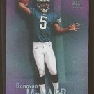 2000 Fleer Molten Metal promo promotional football card #133 Donovan McNabb aluminum card NM/M