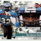2001 Topps XFL promo promotional football card #P3 Rashaan Salaam NM/M