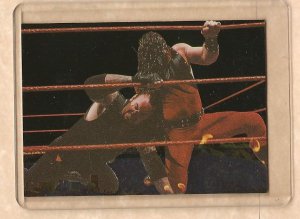 2000 Comic Images WWF No Mercy promo promotional wrestling card #P2 Undertaker vs Kane