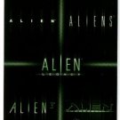 1999 Inkworks promo promotional card Alien Legacy - all 4 Alien movies! P2 NM/M