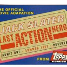 1993 Topps promo promotional card Last Action Hero movie NM/M Arnold Schwarzenegger