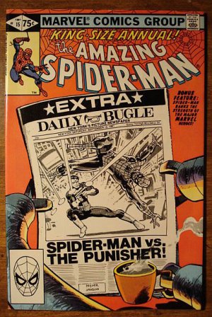 Marvel Comics - Amazing Spider-Man Annual #15 (1981) comic book, spiderman F/VF w/ The Punisher!