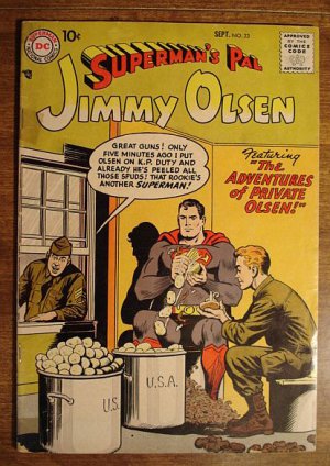 DC Comics - Superman's Pal Jimmy Olsen comic book (1957) VG