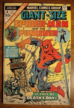 Marvel Comics - Giant Size Spider-Man #4 1975 early Punisher appearance VG/F spiderman