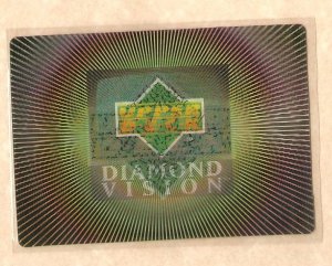 1997/98 Upper Deck Diamond Vision promo promotional motion logocard