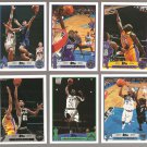 2002 - 03 Topps promo promotional basketball  card set of 6 Shaquille O'Neal Tim Duncan