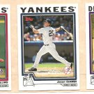 2004 Topps promo promotional baseball card set of 3 Jason Giambi Curt Schilling Jimmy Rollins