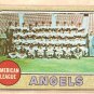 1968 Topps baseball card #252 (B) California Angels Team Card VG/EX