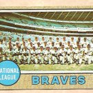1968 Topps baseball card #221 Atlanta Braves Team Card EX