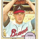 1968 Topps baseball card #257 Phil Niekro Atlanta Braves EX+