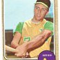 1968 Topps baseball card #282 Rick Monday Oakland Athletics A's VG