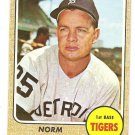 1968 Topps baseball card #256 Norm Cash Detroit Tigers EX+