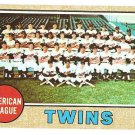1968 Topps baseball card #137 Minnesota Twins Team Card EX/NM