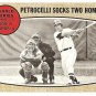 1968 Topps baseball card #156 World Series #6 Petrocelli Socks 2 Homers EX