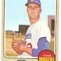 1968 Topps baseball card #145 Don Drysdale Los Angeles Dodgers EX